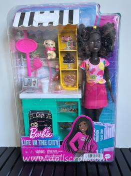 Mattel - Barbie - Life in the City - Café Kiosk - кукла